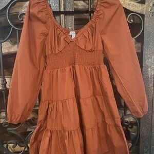 Justify Rust Orange Woman’s Dress